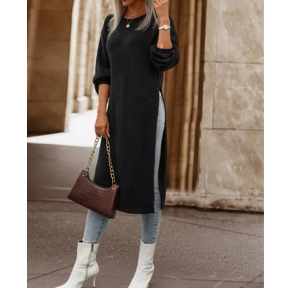 Luxe slit thigh sweater - Picture 6 of 6